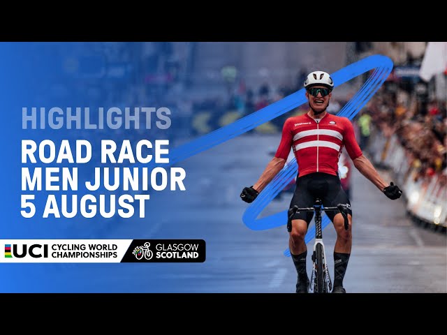 Men Junior Road Race Highlights - 2023 UCI Cycling World Championships