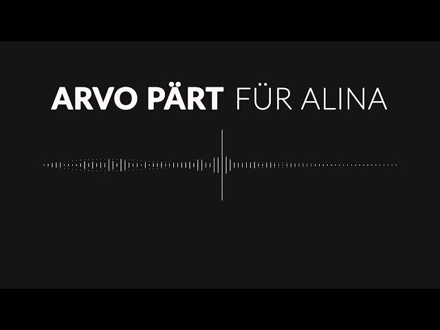 Arvo Pärt - Für Alina / #Coversart