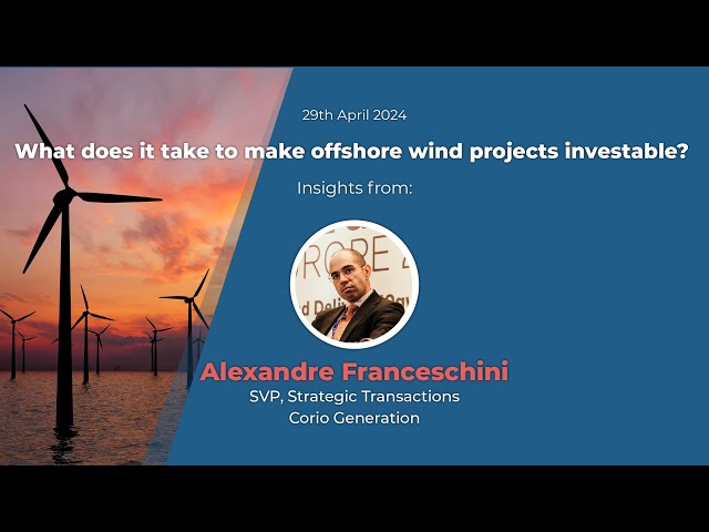 Alexandre Franceschini Interview - The UK & European Offshore Wind Policy & Investment