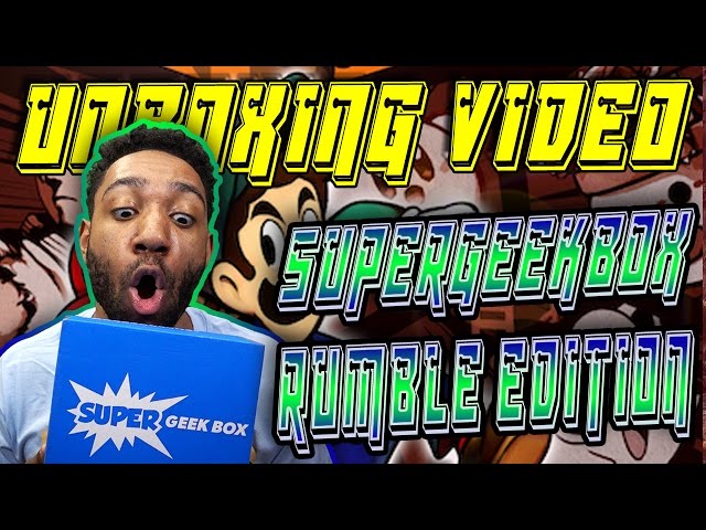 SUPER GEEK BOX "RUMBLE" EDITION SEPTEMBER 2016 - [WORST UNBOXING EVER #63]