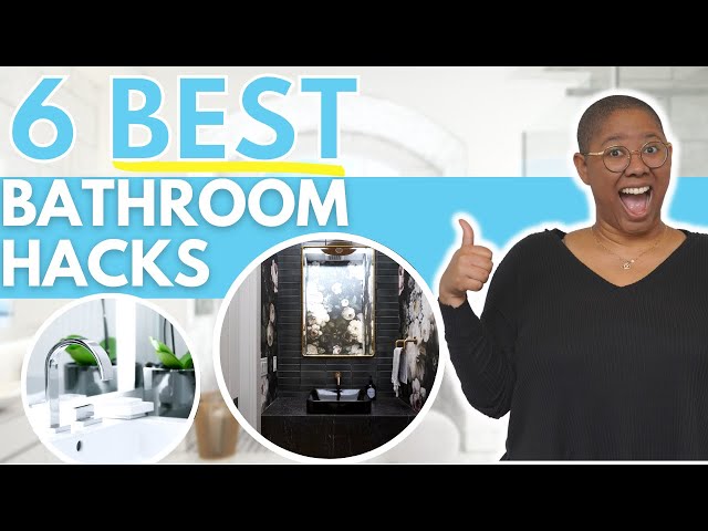 6 Designer Hacks for a Bathroom You'll Love! Affordable & Easy Upgrades for Any Bathroom!