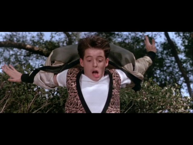 Ferris rushes home, the running montage: Ferris Bueller's Day Off (1986)