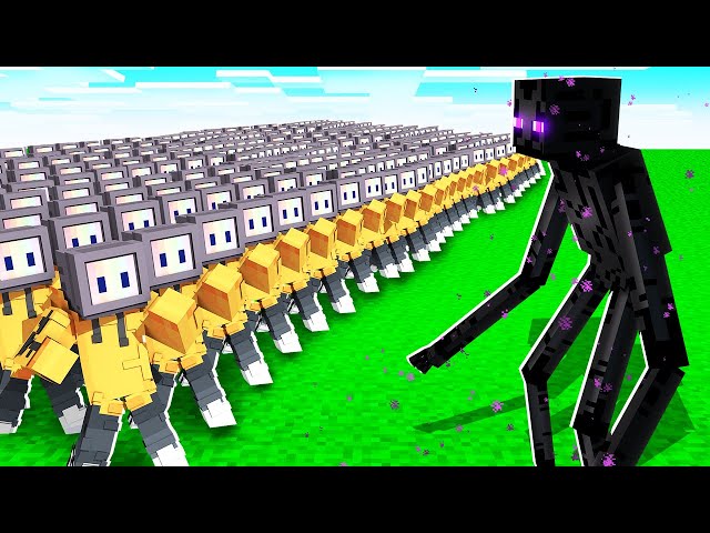 CAN 1 LOGGY DEFEAT 1000 MUTANT MOBS IN MINECRAFT