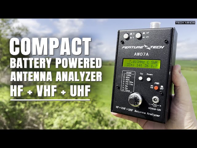 A Compact Battery Powered Antenna Analyzer For HF To UHF
