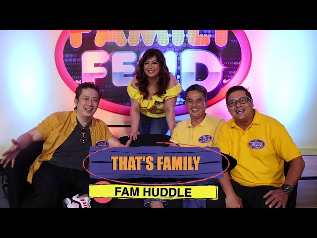 Family Feud: Fam Huddle with team That's Family | Online Exclusive