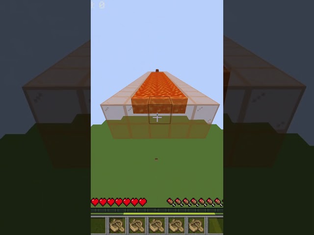 RAINBOW parcours... #minecraft #shorts #satisfying #viral #trending