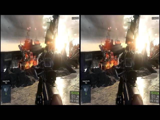 Battlefield 4 Oculus Rift DK2 Cinemizer OLED head tracking 1080p TriDef 3D DX11