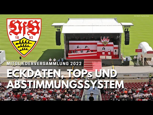 Mitgliederversammlung des VfB Stuttgart - Eckdaten, Tagesordnungspunkte und Abstimmungssystem