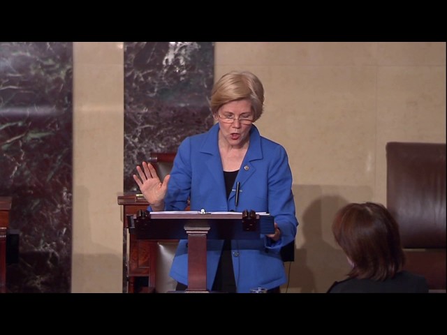 Sen. Elizabeth Warren's Floor Speech on Attorney General Nominee Sen. Jeff Sessions