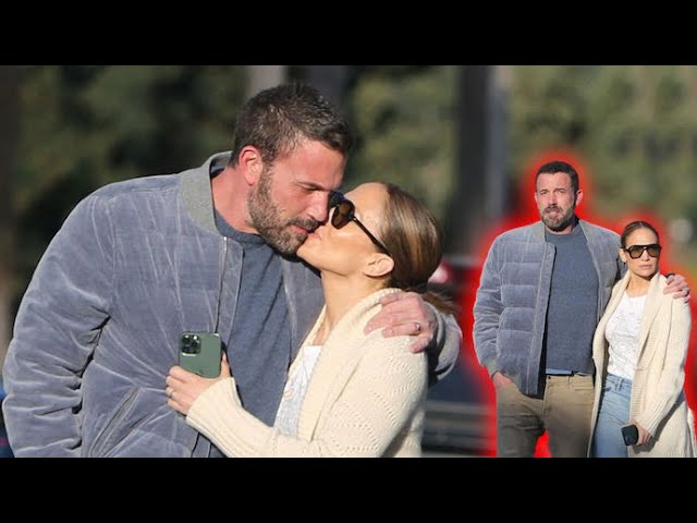 Jennifer Lopez And Ben Affleck Pour On The PDA After Spotting The Cameras