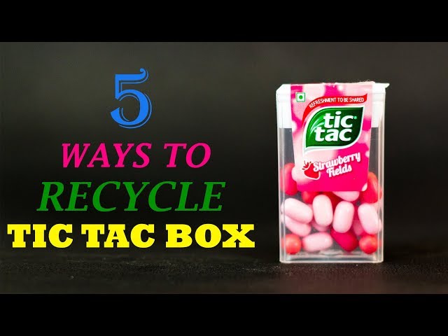 5 Creative Ways To Recycle Tic Tac Box