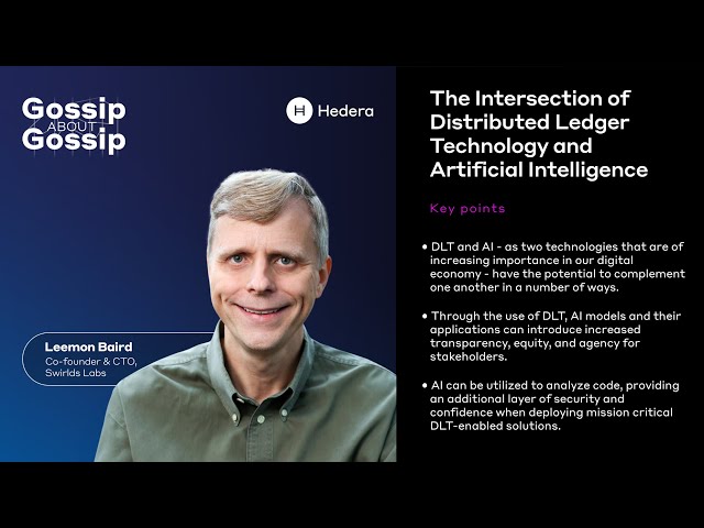 Gossip about Gossip: The Intersection of DLT and Artificial Intelligence with Leemon Baird
