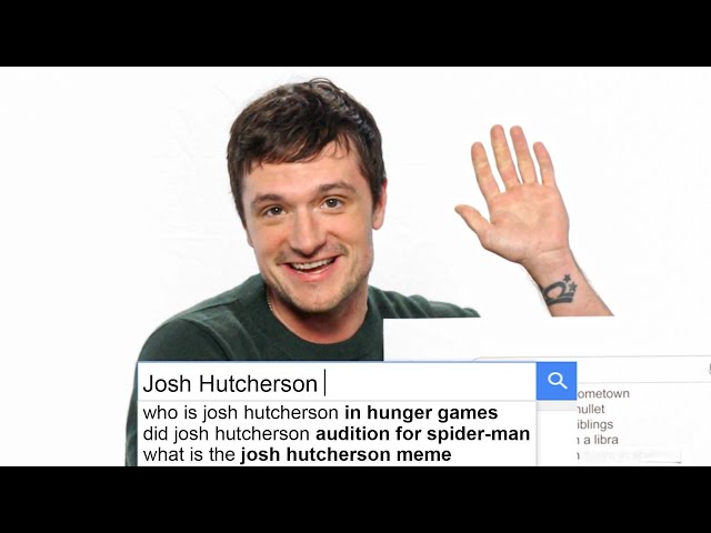 Josh Hutcherson Answers the Web's Most Searched Questions | WIRED