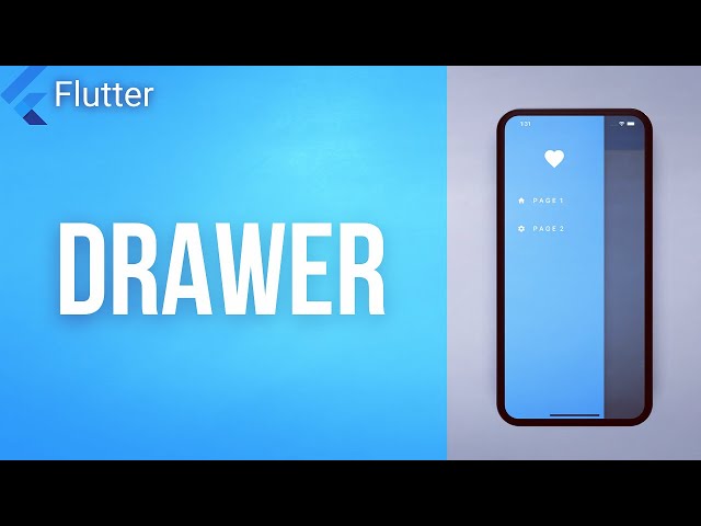 DRAWER • Flutter Widget of the Day #11