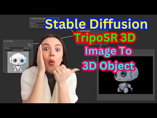 Stable Diffusion TripoSR Transform Image To 3D Object - Is it Good?