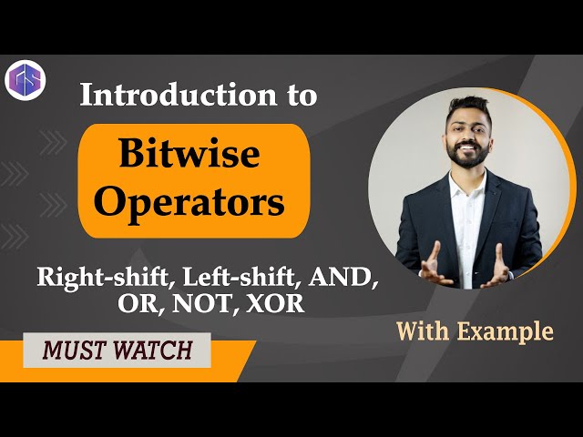 Lec-12: Bitwise Operators in Python | Right-shift, Left-shift, AND, OR, NOT, XOR | Python 🐍