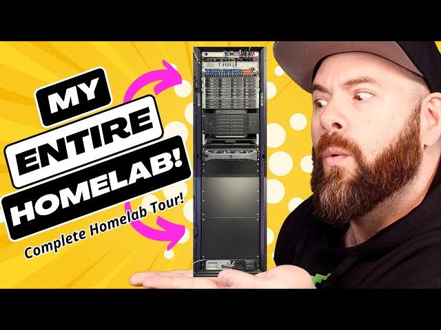 Complete Homelab Tour! - Hardware, Networking, and Apps!