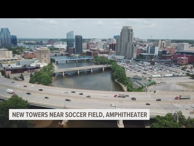 Proposed high-rise plan could bring hundreds of apartments near new GR amphitheater