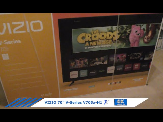 VIZIO 70 inch V Series V705x-H1 4K UHD LED Smart TV with HDR Unboxing