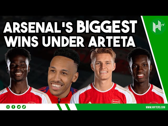 Arsenal's BIGGEST-EVER victories under Mikel Arteta 🔥