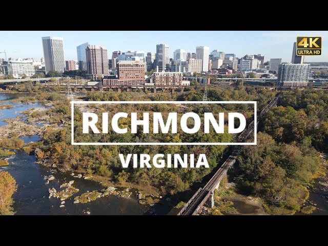 Richmond, Virginia - [4K] Drone Tour