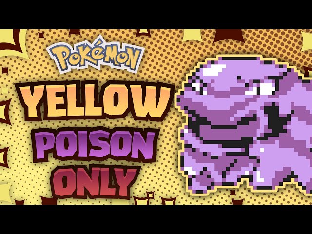 Can I Beat Pokemon Yellow With ONLY POISON TYPES? (Hardcore Nuzlocke, No Items, No Overleveling)