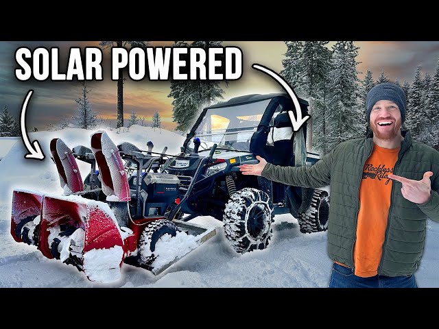 World's First ALL-ELECTRIC Snow Blower