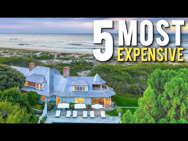 5 Most EXPENSIVE Mansions For Sale in The HAMPTONS