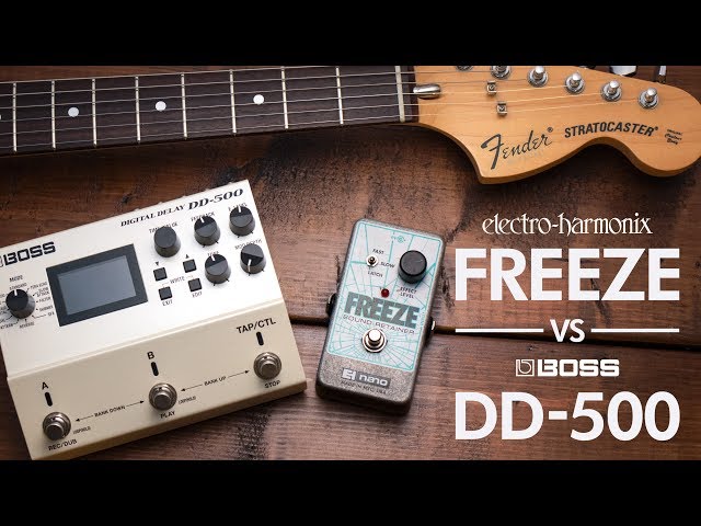 Boss DD-500 Ambient Guitar Drone (vs EHX Freeze) #geartalk