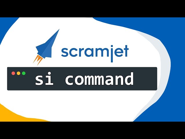 Scramjet Interface: CLI commands