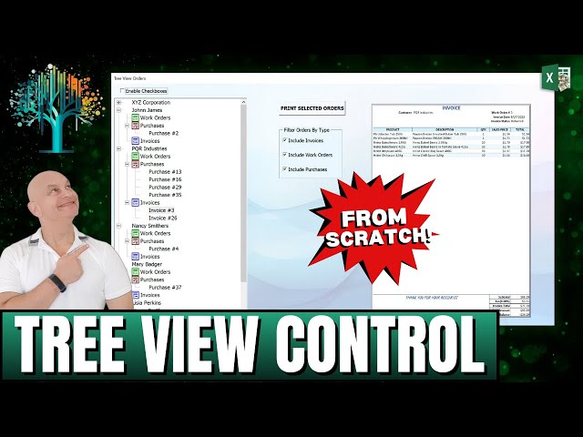 Learn The Secret Tree View Control In Excel + FREE TEMPLATE
