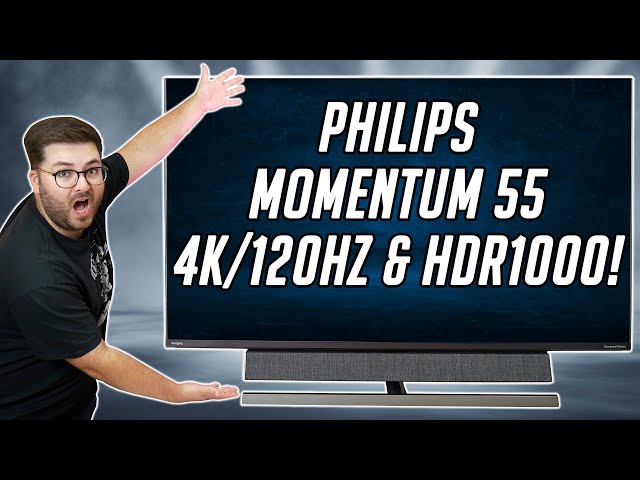 55in 4K/120Hz MONSTER - Philips Momentum 558M1RY Review