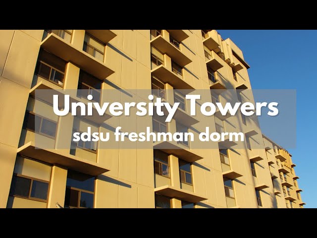 University Towers dorm tour {san diego state university}