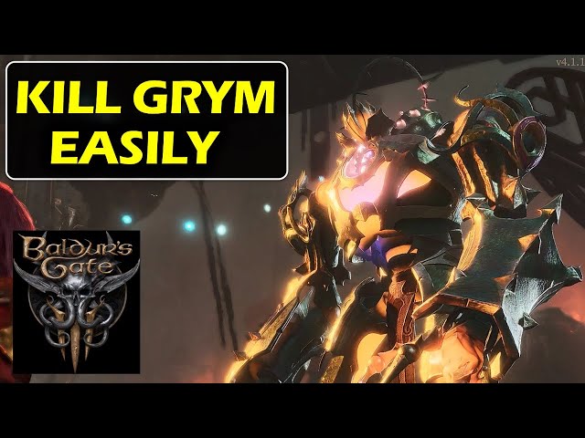 How to Defeat Adamantine Forge Boss Grym Easily | Baldur's Gate 3
