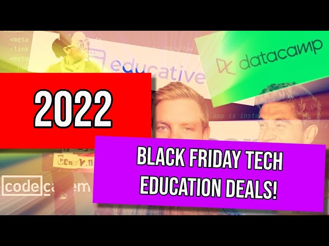 HUGE BLACK FRIDAY / CYBER MONDAY TECH EDUCATION DEALS 2022 - Codecademy, Wes Bos, RealToughCandy.io