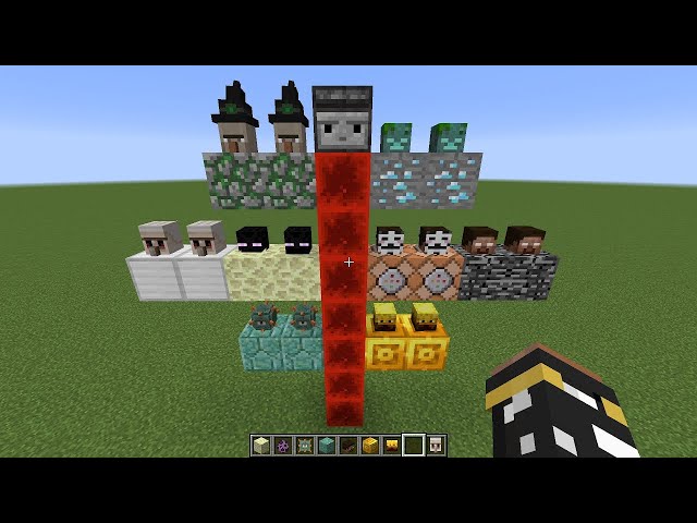 what if you create ALL BOSSES in MINECRAFT