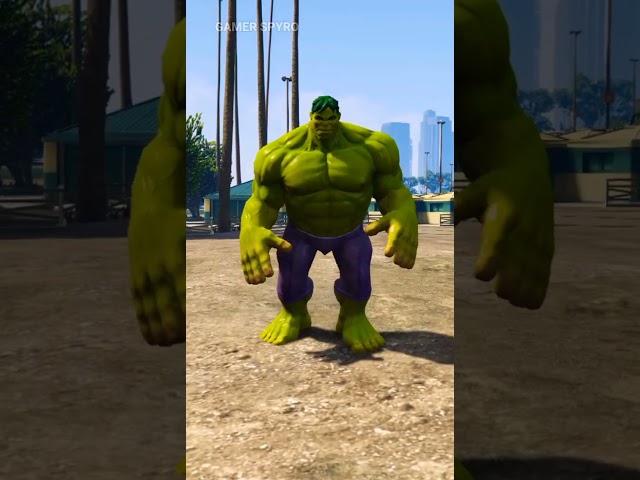 Angry Hulk Fight Against Clowns And Save Spider Man #shorts