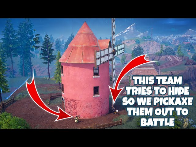 Fortnite Zero Build Trio Win: THESE GUYS TRY TO HIDE SO WE PICKAXE THEM OUT TO BATTLE US!!!