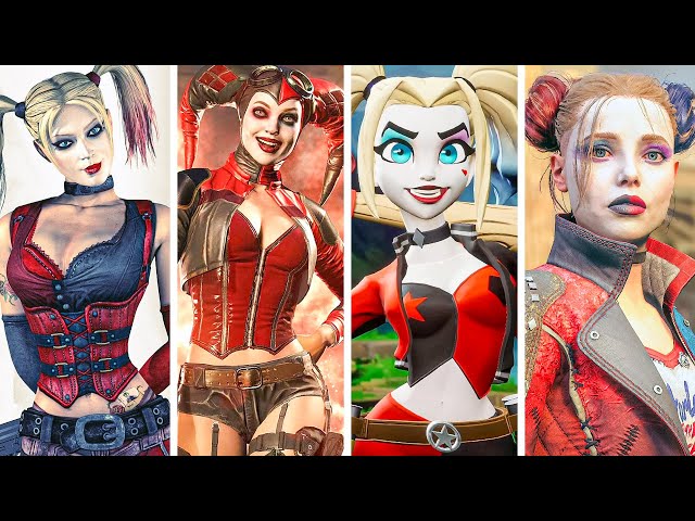 Harley Quinn Evolution in Games (2001-2023)