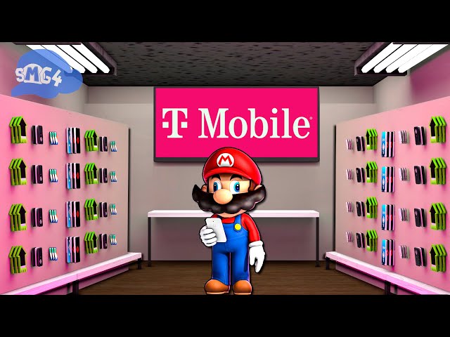 SMG4: Mario Goes To T-Mobile To Upgrade His Data Plan