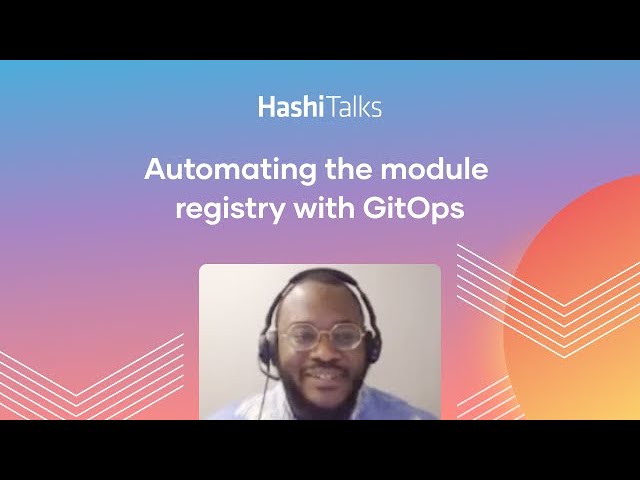 Automating the module registry with GitOps