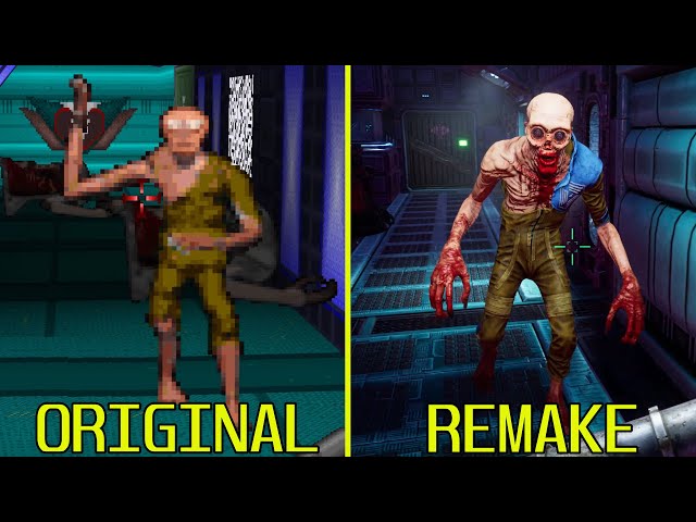 System Shock Remake vs Original RTX 4080 Graphics Comparison