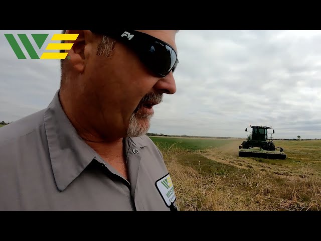 Larry's Life E10 | repairing John Deere W235 Swather AutoTrac that's not tracking