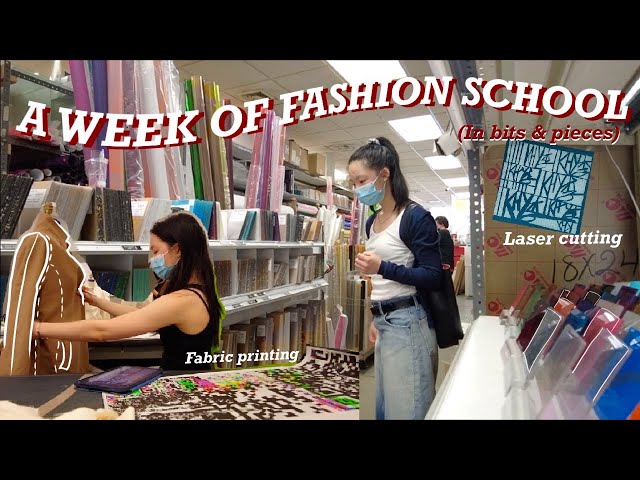 a fun week of fashion school & trying new things | NYC fashion student, Parsons art school vlog