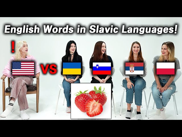 American was Shocked by Word Differences of Slavic Languages!! (Poland, Ukraine, Serbia, Slovenia)