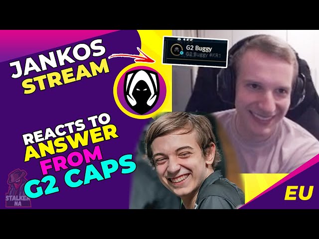 Jankos Reacts to ANSWER From G2 CAPS 👀