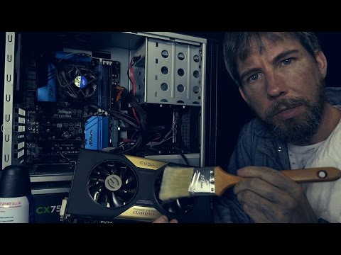 Computer Cleaning & Basics with The Repairman [ ASMR ]
