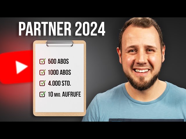 YouTube PARTNER werden & WAS beachten? (2024)