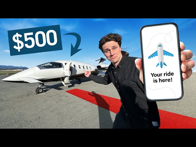 I tried the "UBER" for PRIVATE JETS!
