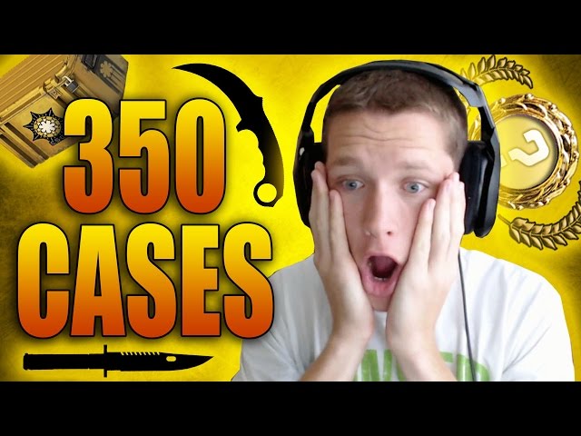 CSGO - HUGE $1000 CASE OPENING (350 CASES)